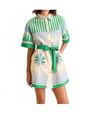 Carolina K Amaia Mini Dress - Green