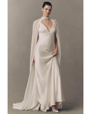 Ila X Gaios Iva Bridal Cape - Natural