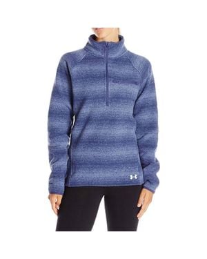 Under Armour Wintersweet Half Zip Fleece Pullover - Blue