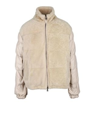 Giorgio Brato Leather Jacket - Natural