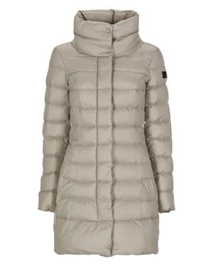 Peuterey Sobchak Quilted Long Down Jacket - Gray