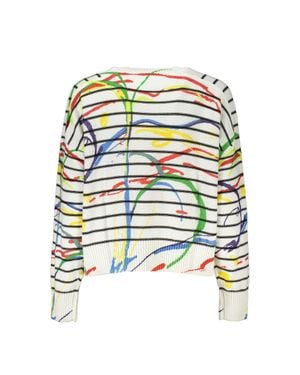 Desigual Cotton Sweater - White