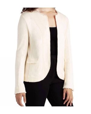 Danskin Frayed Edge Open Jacket - Black