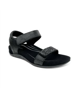 Aetrex Maria Sandal - Black