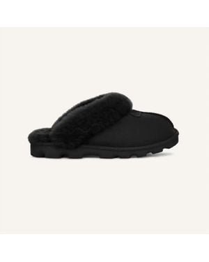 UGG Coquette Flat Slippers - Black