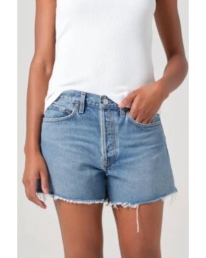Agolde Parker Long Shorts - Blue
