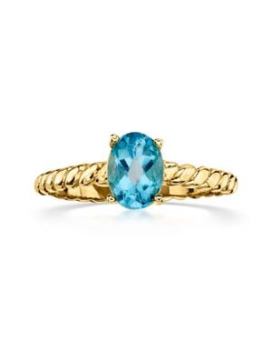 Ross-Simons Swiss Topaz Ring - Blue