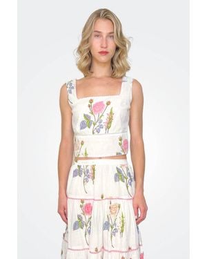 NIBI Senya Crop Top - White