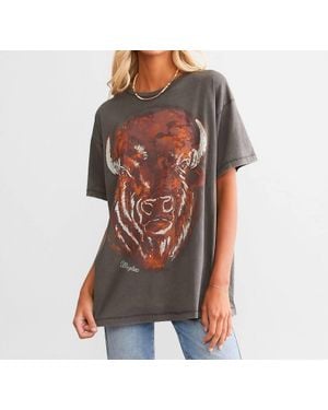 Wrangler Buffalo Oversized T-Shirt - Gray