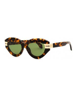 Palm Angels Sunglasses Cat Eye Full Rim, Frame And Dark Lens Peri10Fmiracle1007 - Green