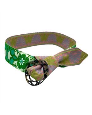 Hadley Pollet Reversible Floweret Belt - Green
