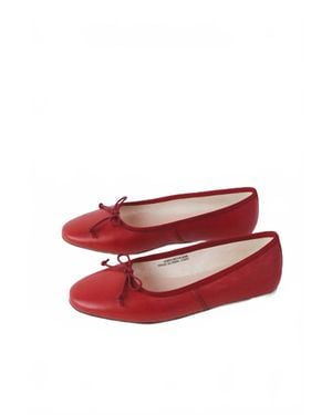Chinese Laundry Audrey Sheep Leather Ballet Flat - Red