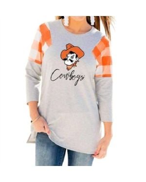Gameday Couture Oklahoma State College Get - Gray