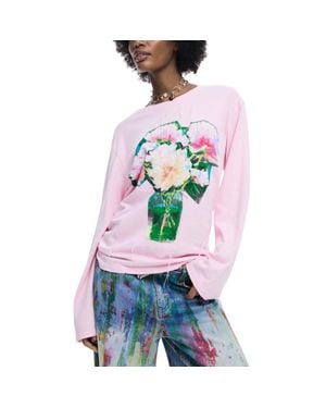 Desigual Cotton Long Sleeve T-Shirt - Multicolor