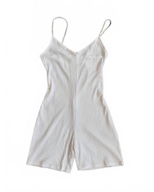 Only Hearts So Fine Eco Rib Heart Onesie - Gray