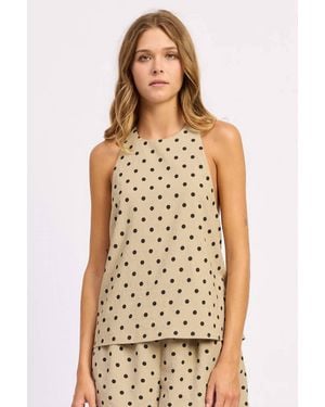 En Saison Hadley Tunic Top - Natural