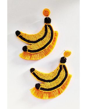 Simon Miller Beaded Banana Earrings - Yellow
