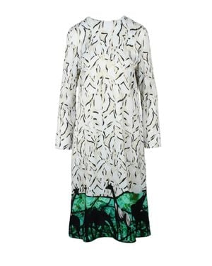 Stella Jean Midi Dress - White