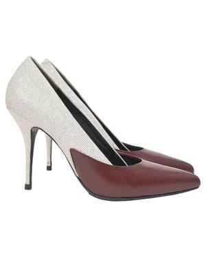Alexander Wang Two-Tone Leather High Heels - Brown