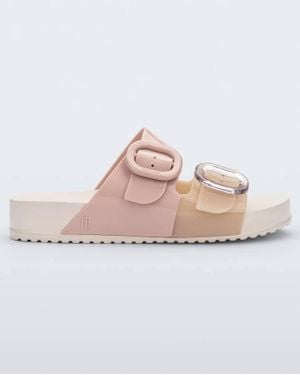 Melissa Cozy Platform Slide Sandal - Pink
