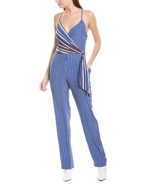 Rag & Bone Felix Silk Jumpsuit - Blue