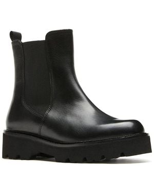 La Canadienne Amusing City Dry Waterproof Leather Bootie - Black