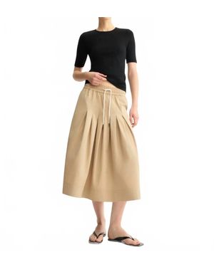 Arlo Mott Gates Full Midi Skirt - Natural