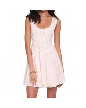 Heartloom Nathaile Embroidered Mini Dress - Pink