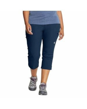 Eddie Bauer Storm Repel Flexion Guide Capri Pants - Blue
