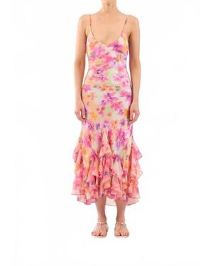 Le Superbe Frida Slip Dress - Pink