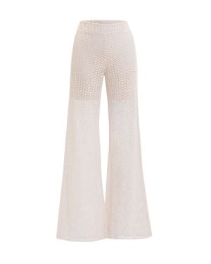 Saiid Kobeisy Knitted Pant - White