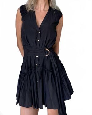 Bishop + Young Bridget Belted Mini Dress - Blue