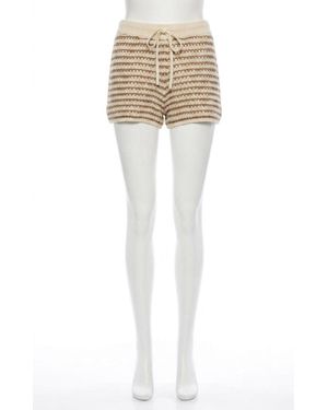 Z Supply Lyla Striped Sweater Short - White