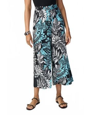 Joseph Ribkoff Floral & Plant Motif Pants Style 241067 - Green