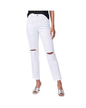 PAIGE High Rise Noella Pants - White