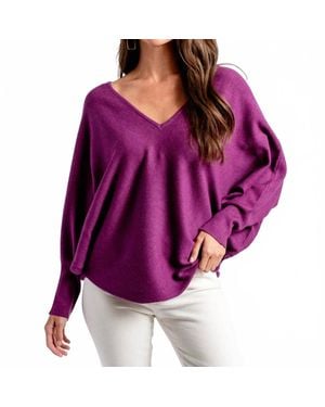 Kerisma Ryu V-Neck Top - Purple
