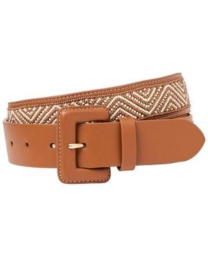 J.McLaughlin Jema Leather Belt - Brown