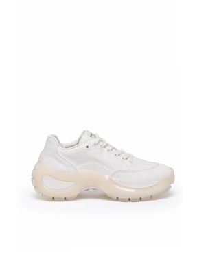 Sportmax Canvas Querce Sneakers - White