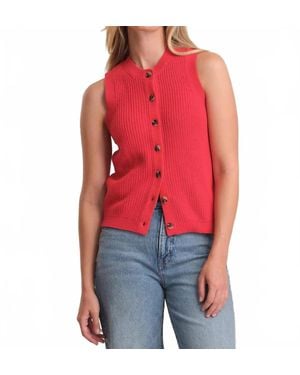 525 America Scottie Crew Neck Vest - Red