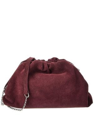 Isabella Rossetti Halle Leather Clutch - Purple