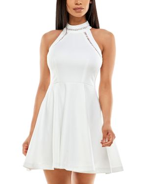B darlin white dress hot sale