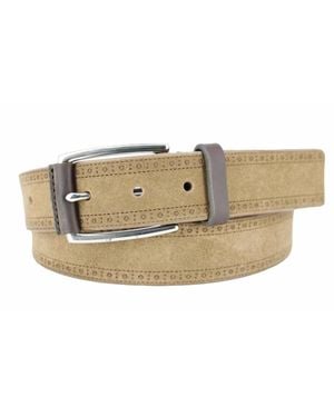 Remo Tulliani Daniel Cremieux Italian Suede Belt - Black