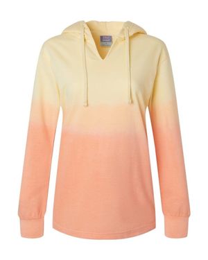 Mv Sport French Terry Ombr Hooded Sweatshirt - Orange