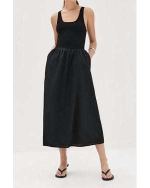 Pistola Faye Tank Midi Dress - Black