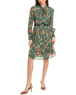 Gracia Belted Mini Dress - Green