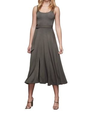 GOOD AMERICAN Belted Swing Tank Dress - Multicolor