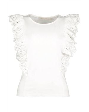 Bishop + Young Bruna Eyelet Tee - White