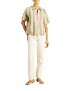 Trovata Cora Striped Shirt - White