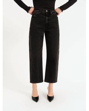 DAZE Westward Barrel Leg Jeans - Black
