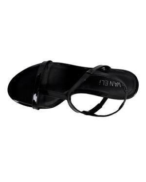 Vaneli Mohan Wedge Sandal Patent 312918-Blk - Black